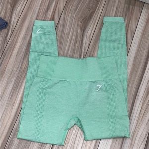 Green Gymshark Leggings
